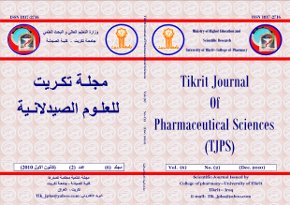 					View Vol. 4 No. 2 (2008): Tikrit Journal of Pharmaceutical Sciences
				
