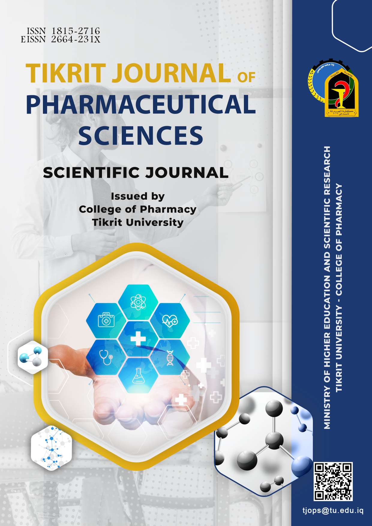 					View Vol. 17 No. 2 (2023): Tikrit Journal of Pharmaceutical Sciences
				